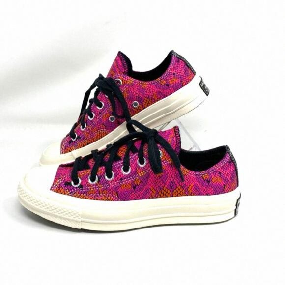 💖MEGA SALE💖Converse Women 570356C CHUCK 70 OX Egret Pink Daze Digital - Picture 5 of 10